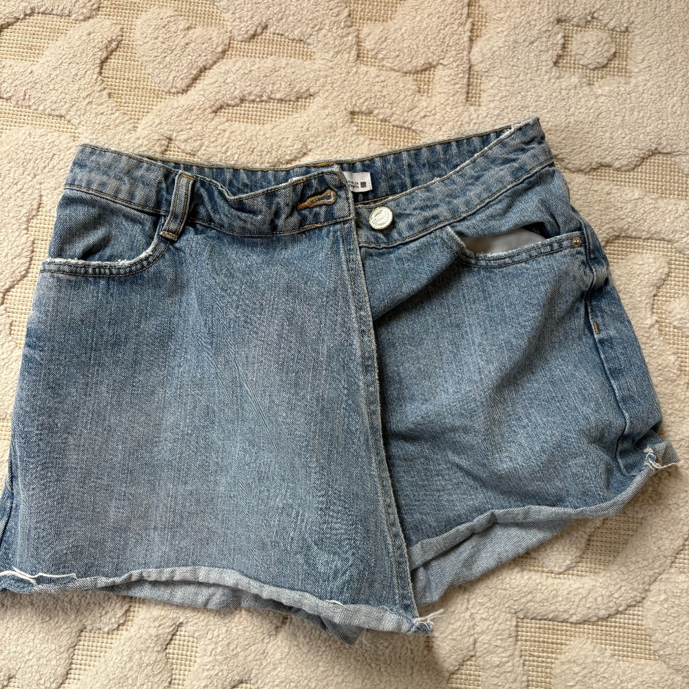 ZARA jean skort size XS